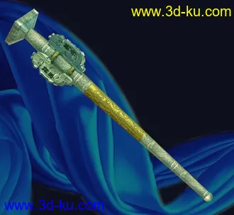 3D打印模型学位权杖的图片