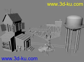 3D打印模型卡通场景的图片