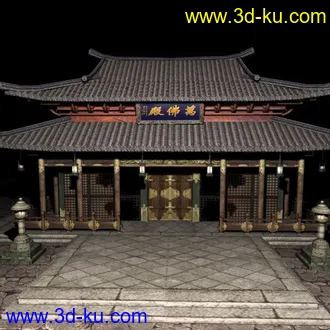 3D打印模型-万佛殿-的图片