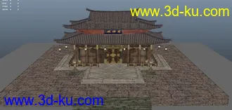 3D打印模型-万佛殿-的图片