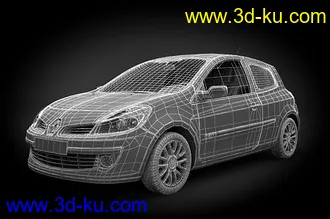 3D打印模型高精度雷诺车模  质量经得起考验的图片