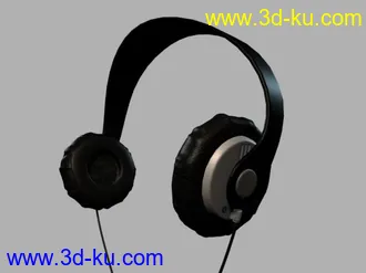 3D打印模型高品质耳机，材质齐全，4边面。的图片