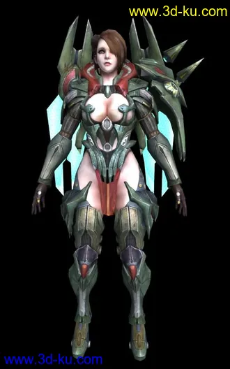 【3DMAX9】很犀利的次时代模型！带蒙皮！！！！的图片