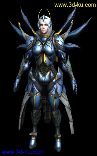 【3DMAX9】很犀利的次时代模型！带蒙皮！！！！的图片