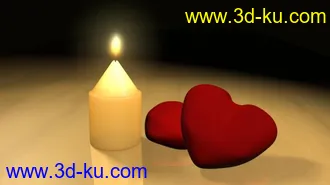 3D打印模型3s蜡烛的图片