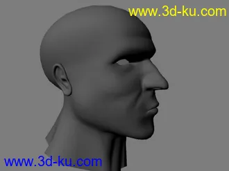 3D打印模型再来一个自己做的人头的图片