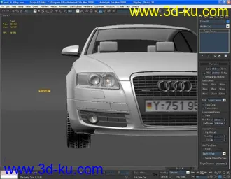 3D打印模型奥迪A6的图片