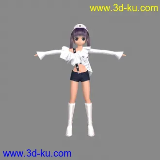 3D打印模型学院美眉的图片