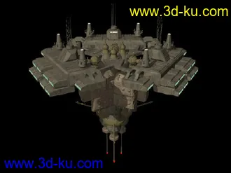 3D打印模型太空站的图片