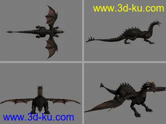 3D打印模型丢失文件整理 西方黑龙的图片