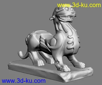 3D打印模型丢失文件整理 3个雕像的图片