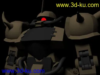 3D打印模型MS 07D GOUF  沙漠型的图片