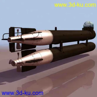 3D打印模型五艘潜水艇的图片