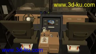 3D打印模型做的一部越野小车的图片