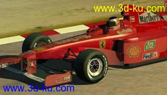 3D打印模型Ferrari F399 F1赛车模的图片