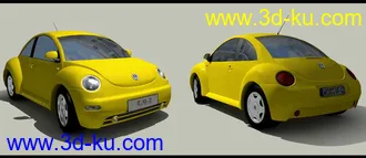 3D打印模型大众甲虫车的图片