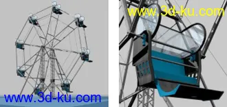 3D打印模型摩天轮的图片