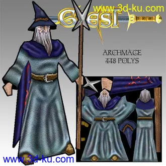 3D打印模型中世纪风格游戏GLEST角色集的图片