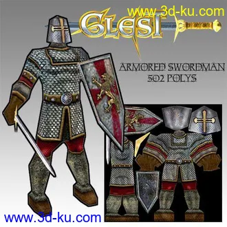 3D打印模型中世纪风格游戏GLEST角色集的图片