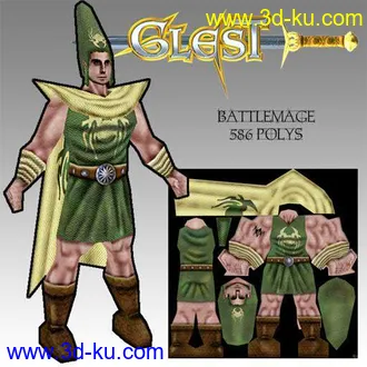 3D打印模型中世纪风格游戏GLEST角色集的图片