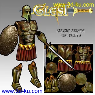 3D打印模型中世纪风格游戏GLEST角色集的图片