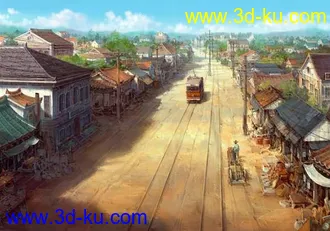 3D打印模型场景的图片