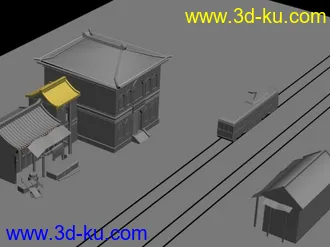 3D打印模型场景的图片
