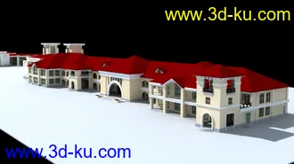 3D打印模型[原创]两层会所的图片