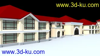 3D打印模型[原创]两层会所的图片