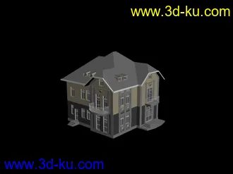 3D打印模型别墅的图片