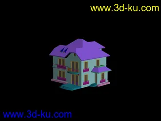 3D打印模型别墅的图片