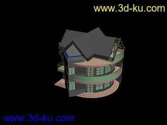 3D打印模型别墅的图片