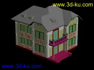 3D打印模型别墅的图片