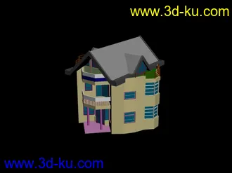 3D打印模型别墅的图片