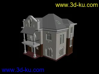 3D打印模型别墅的图片