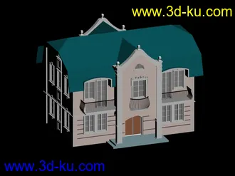 3D打印模型别墅的图片