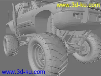 3D打印模型给ELEVEN的越野车的图片