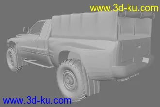3D打印模型精细的皮卡的图片
