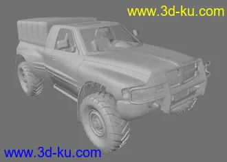 3D打印模型精细的皮卡的图片