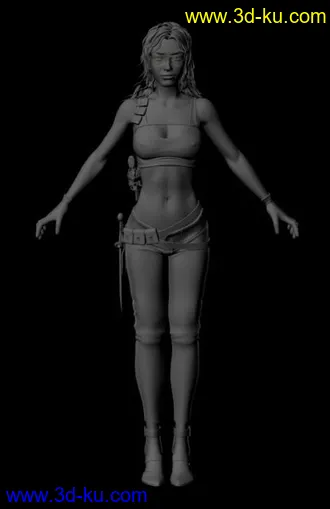 3D打印模型超牛-美女的图片