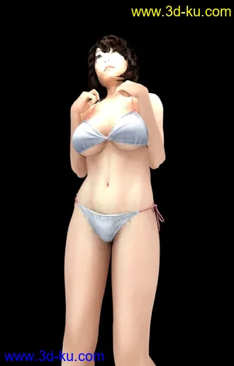 3D打印模型小爱，衣服是独立的，你懂得的图片