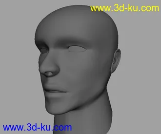 3D打印模型再来一个人头，绝无仅有的，的图片