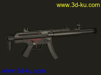 3D打印模型HKMP5SD冲锋枪的图片