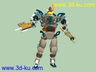 3D打印模型机器人的图片