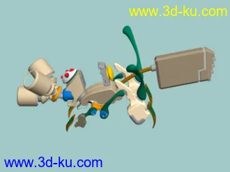 3D打印模型机器人的图片