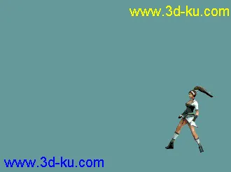 3D打印模型古装女孩 动画的图片