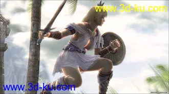 3D打印模型【卡尔共享29】《灵魂力量2》女角色[XBOX游戏机][日本Tecmo]的图片