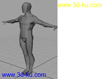 3D打印模型刚开始做的人体的图片