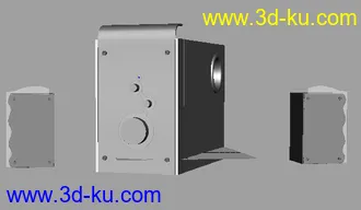 3D打印模型小物件--音箱的图片