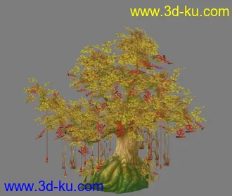 3D打印模型许愿树的图片